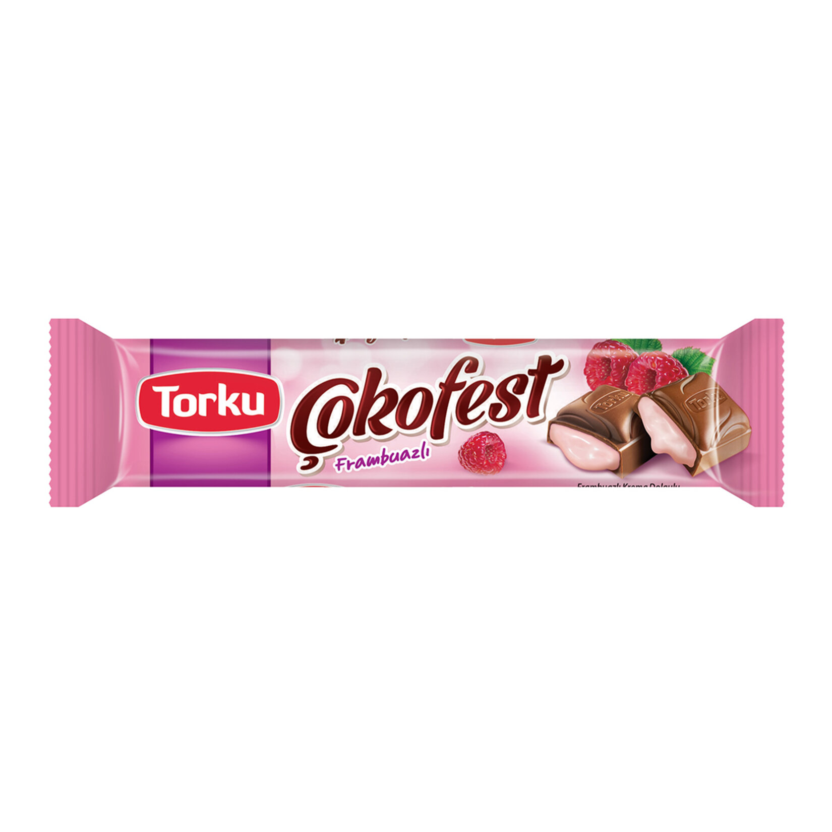 TORKU ÇOKOFEST FRAMBUAZLI DOLGULU ÇİKOLATA  30G