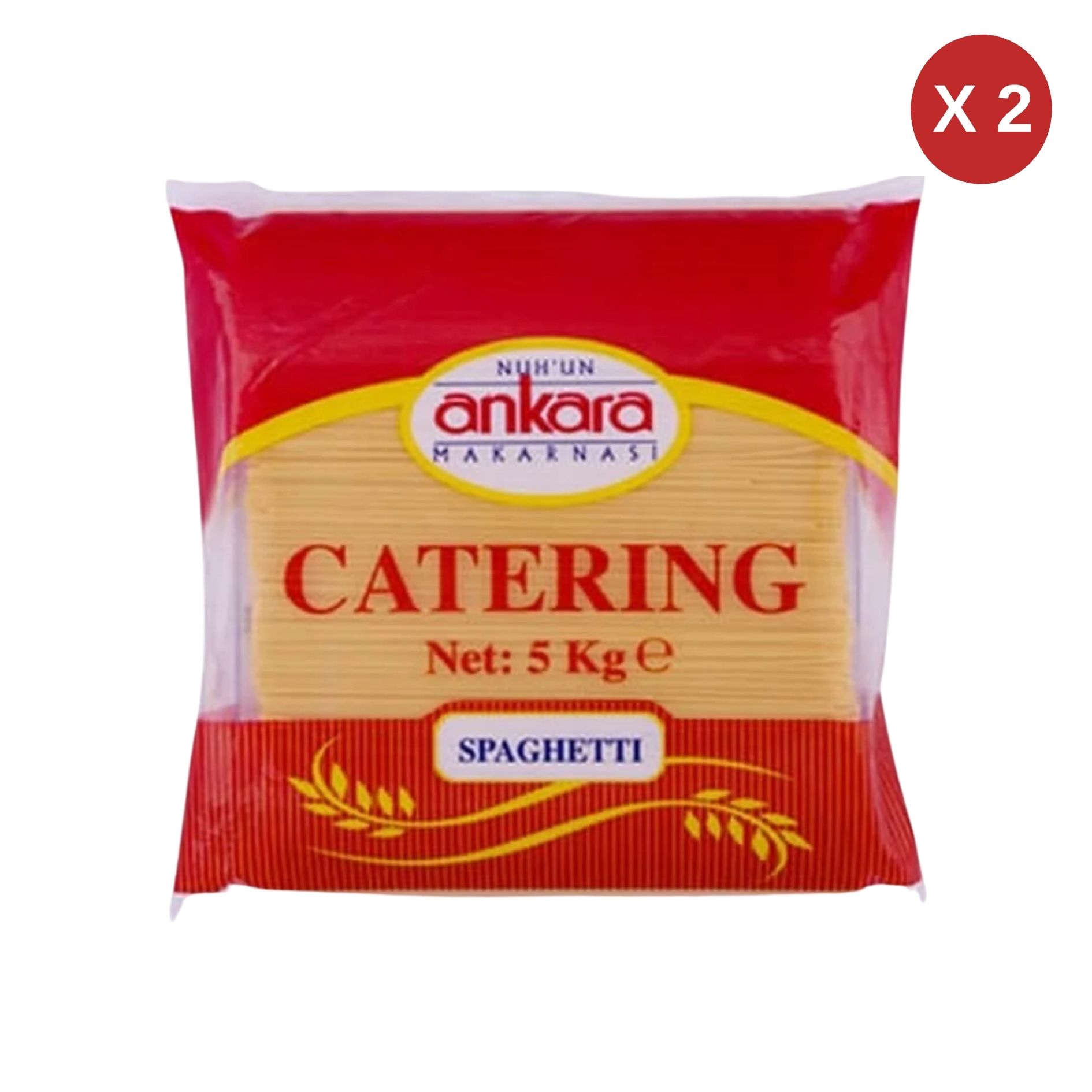 ANKARA MAKARNA SPAGETTI 5 KG (2 ADET)