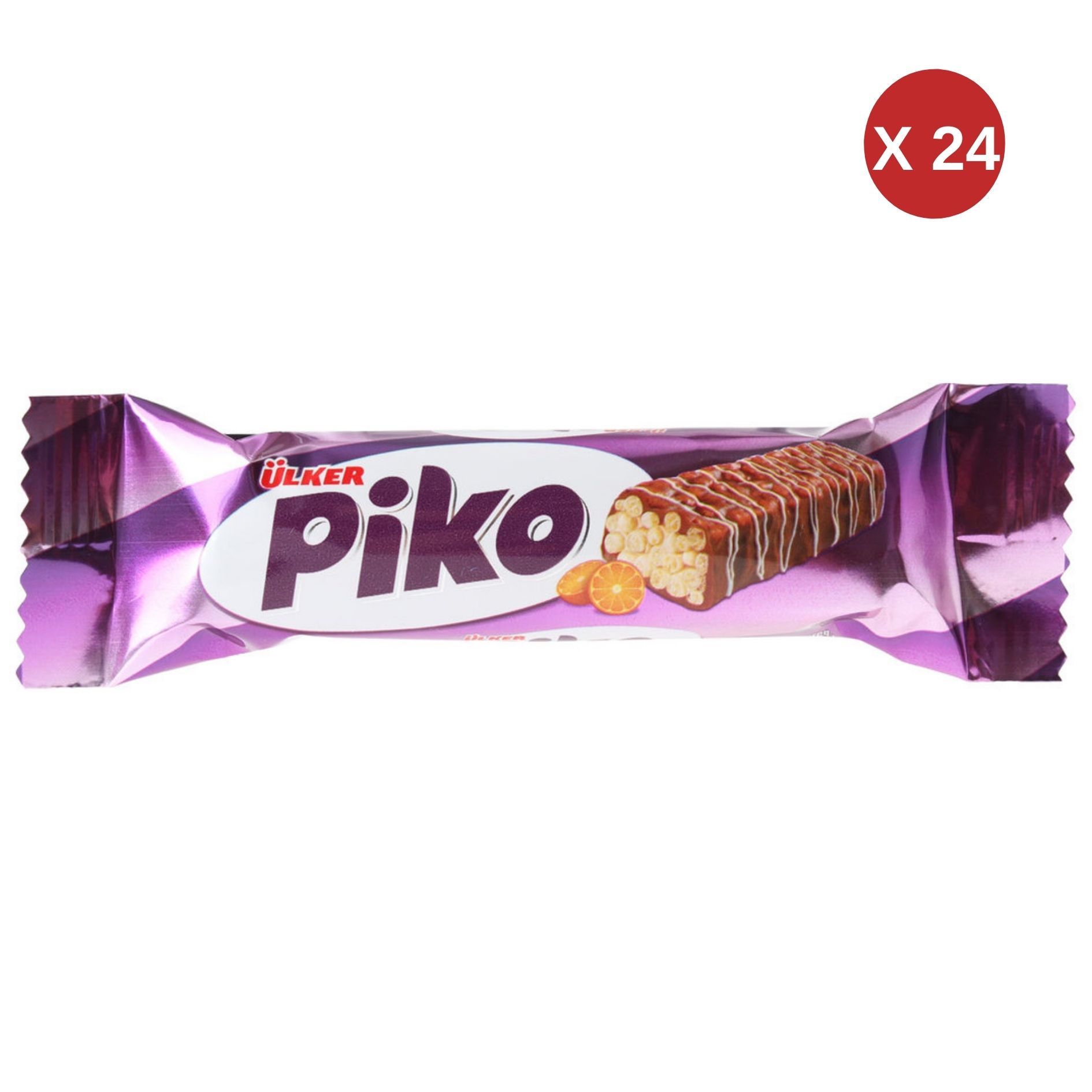 ÜLKER PİKO KAPL.BAR PORTAKALLI 18 GR (24 ADET)