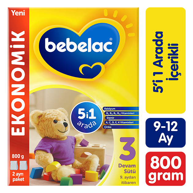  BEBELAC 3 NO 800 GR 