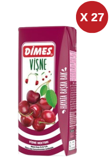 DİMES VİŞNE İÇECEĞİ 200 ML 27 ADET