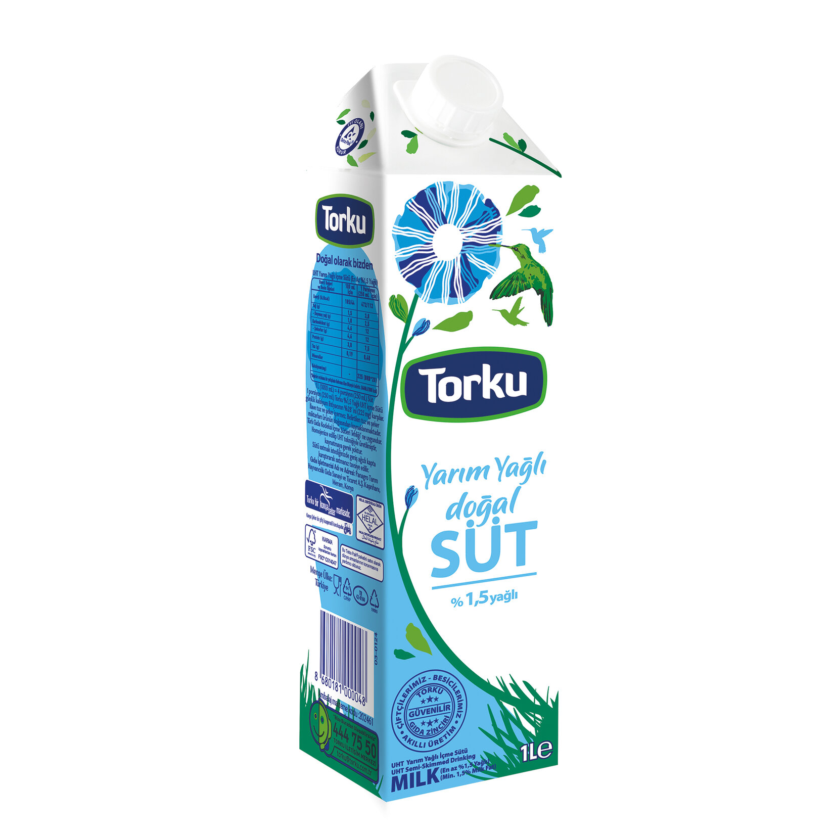 TORKU 1/1 UHT Y.YAĞLI SÜT
