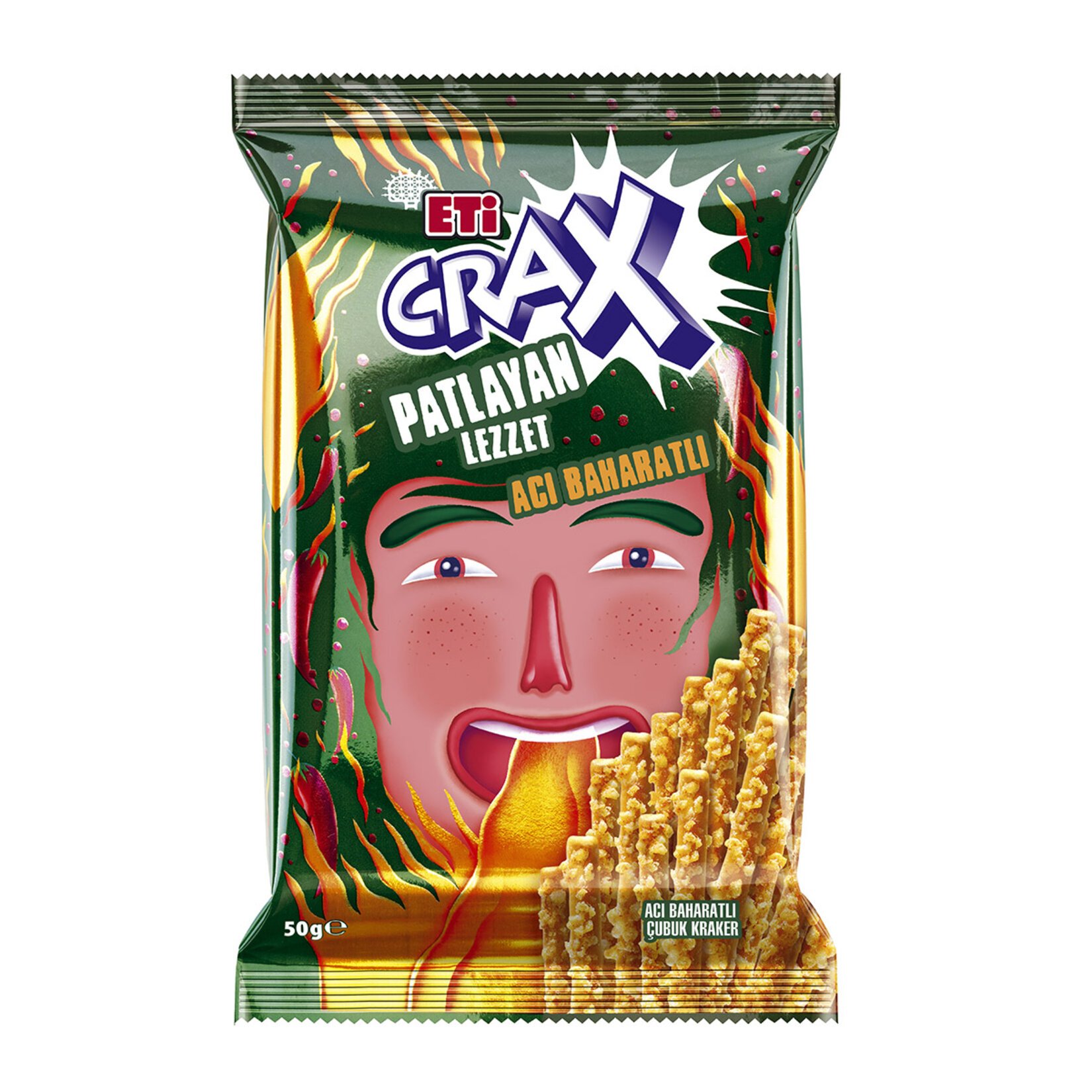 ETİ CRAX ACI BAHARATLI 50 GR