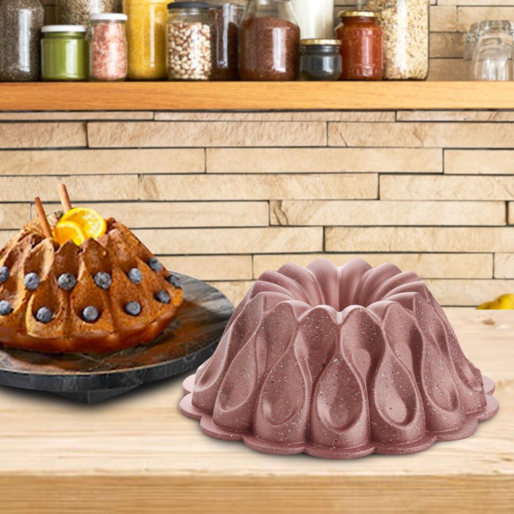 POLOCHEF NİL-126 NİLÜFER GRANİT KEK KALIBI 26 CM