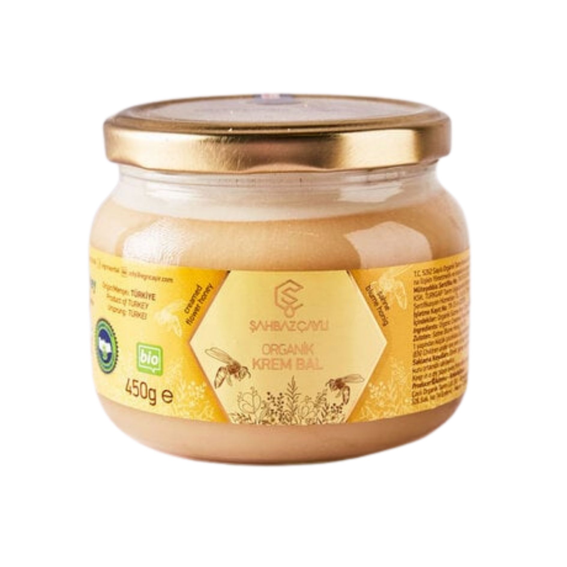 ŞAHBAZ ÇAYLI ORGANİK KREM BAL 450 G