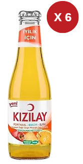 KIZILAY MEYVELİ PORTAKAL BİSKÜVİ 6 ADET