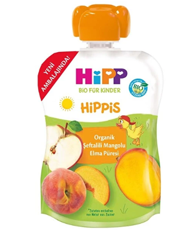 HİPP ORG.100 GR PÜRE ŞEFT-MANGO-ELMA