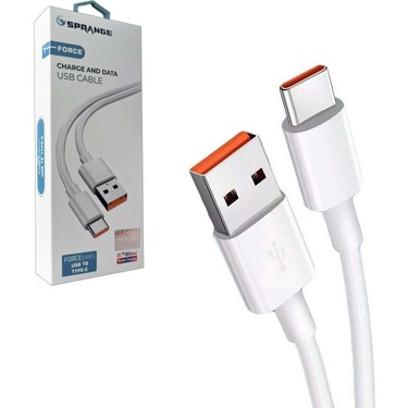 SPRANGE T-FORCE 67W 3.0 HIZLI ŞARJ 5A USB TO TYPEC