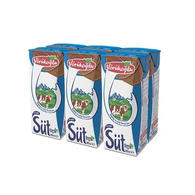 YÖRÜKOĞLU 180 ML YAĞLI SÜT ( MULTİPACK ) (6 ADET)