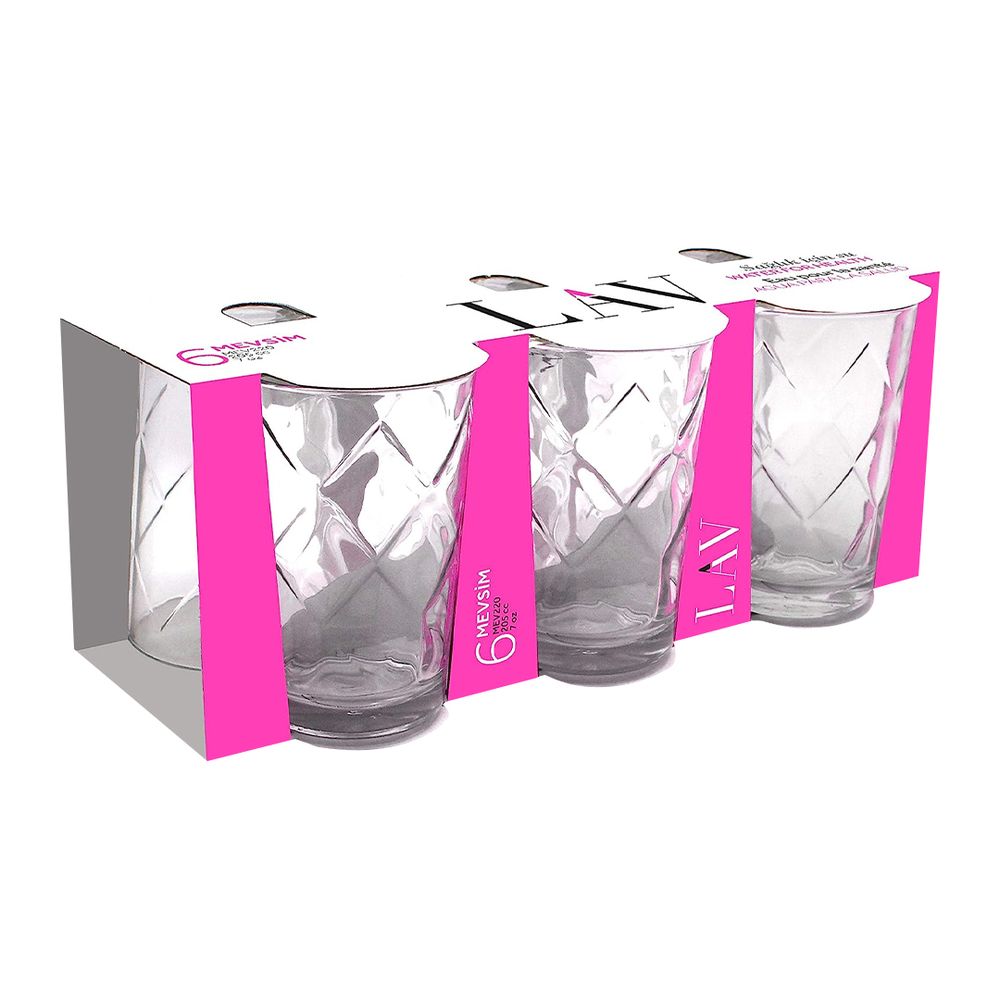 LAV MEVSİM  MEV220 6'LI SU BARDAĞI