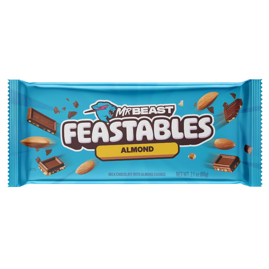FEASTTABLES MR BEAST ALMOND 60 GR