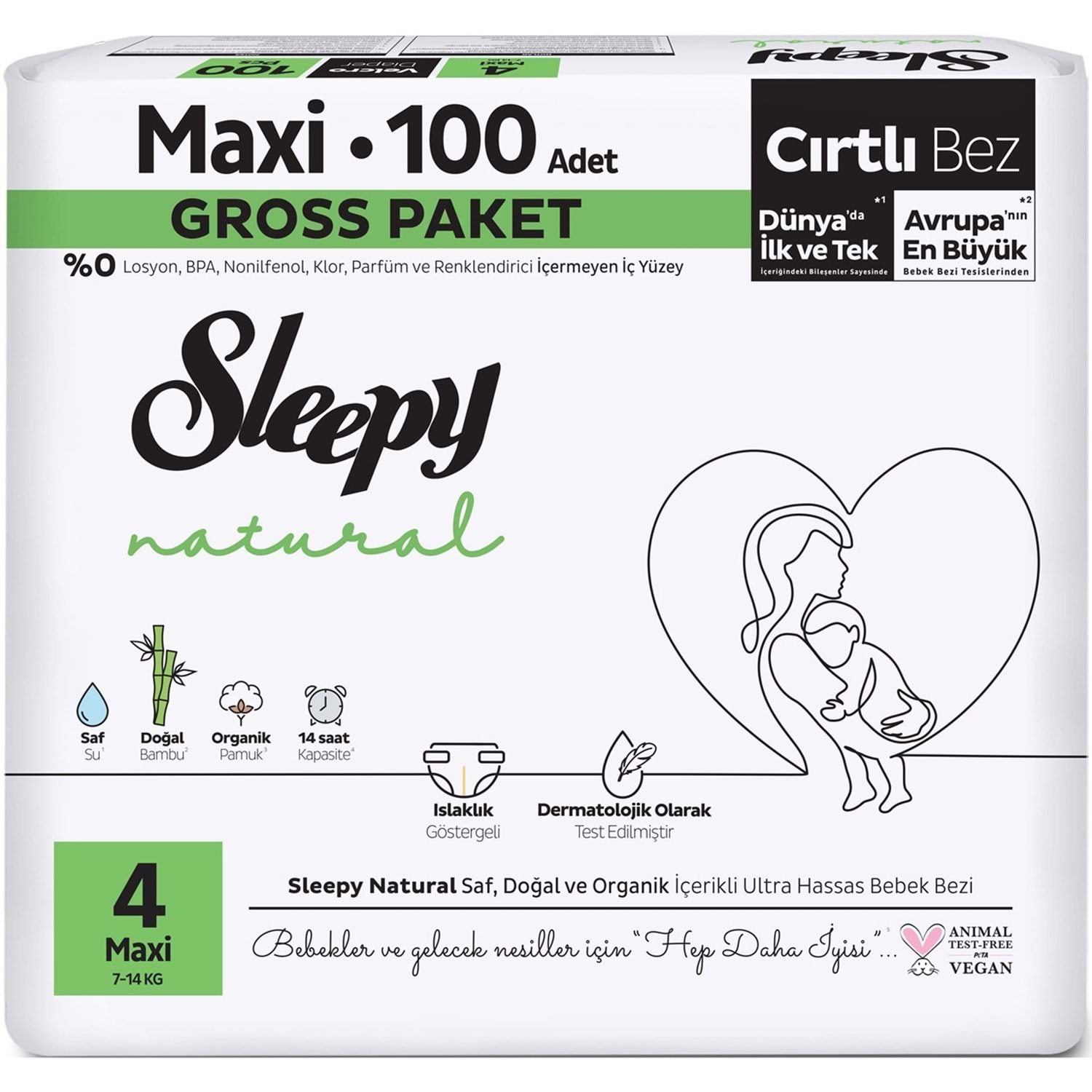 SLEEPY NATURAL GROSS MAXİ 4 NO
