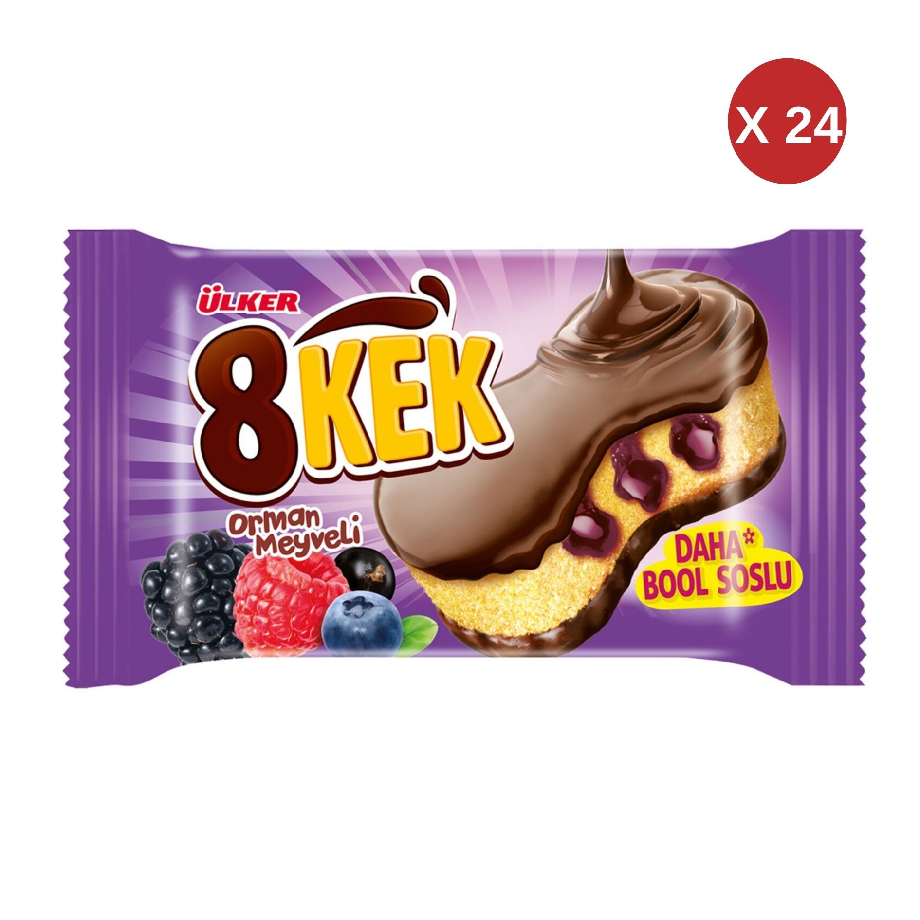 ÜLKER DANKEK 8 KEK ORMAN MEY. 55 GR (24 ADET)