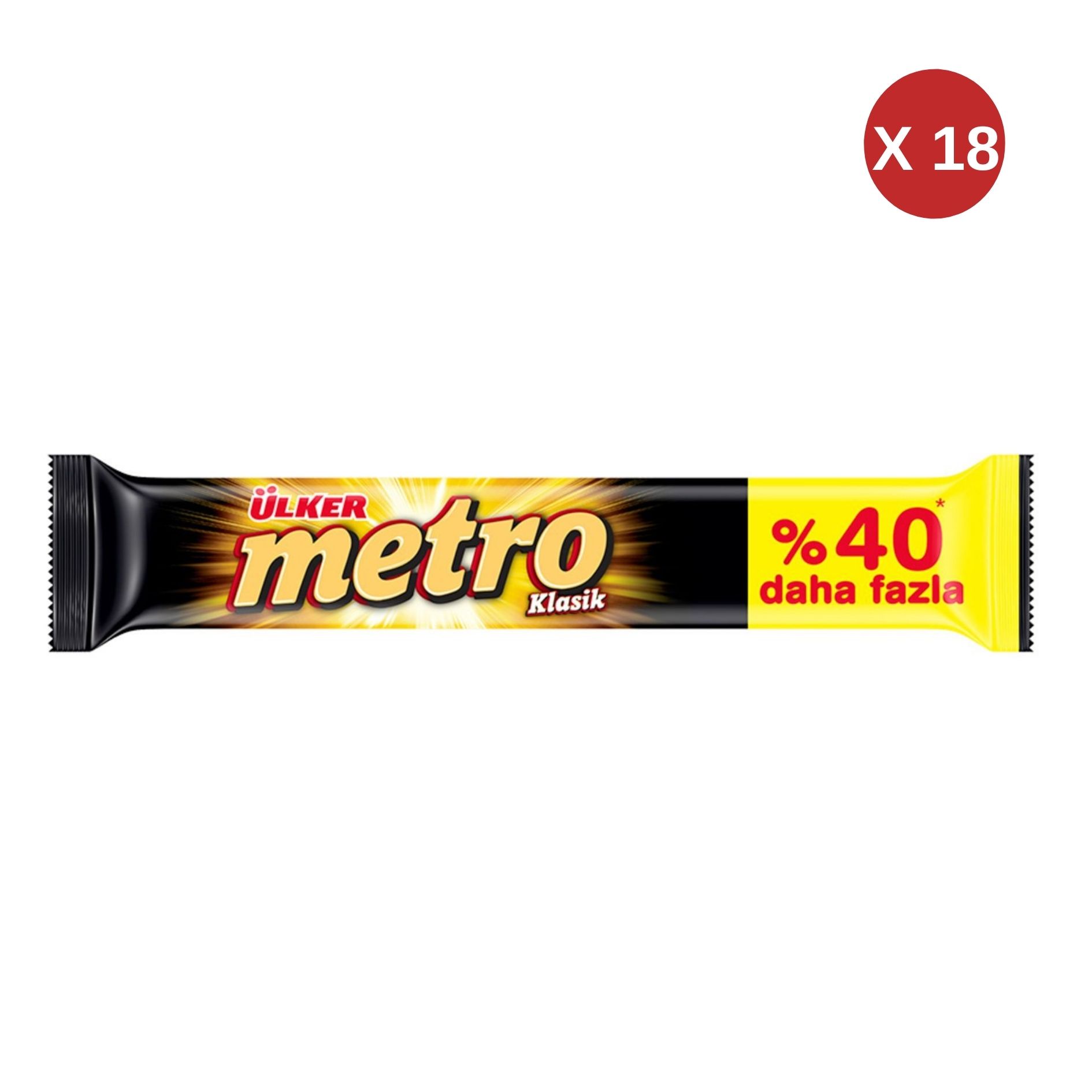 ÜLKER METRO BÜYÜK BOY 50GR ( 18 ADET )	