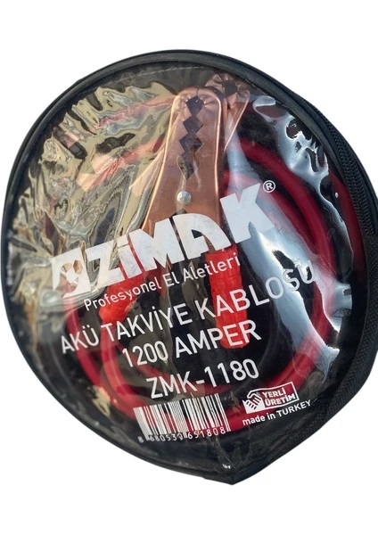 ZİMAK ZMK-AKÜ TAKVİYE KABLOSU 1200 AMPER