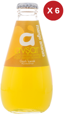 AVŞAR MANGO VE ANANAS SODA 6 ADET