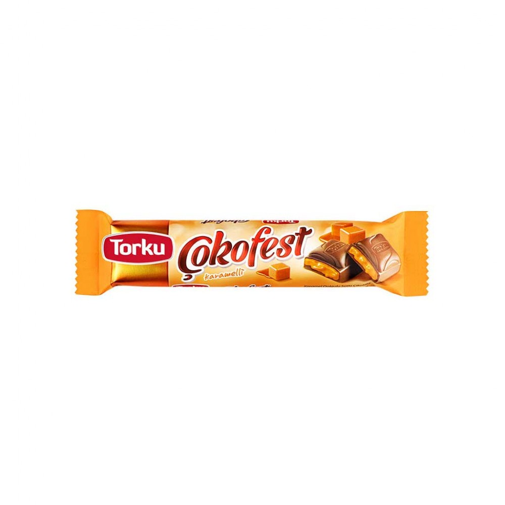 TORKU ÇOKOFEST KARAMEL DOLGULU ÇİKOLATA  30G
