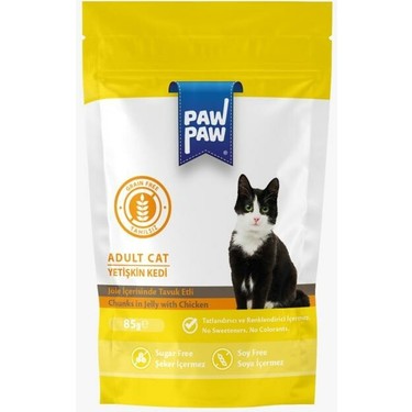 PAWPAW TAVUKLU POUNCH KEDİ MAMASI 85 GR