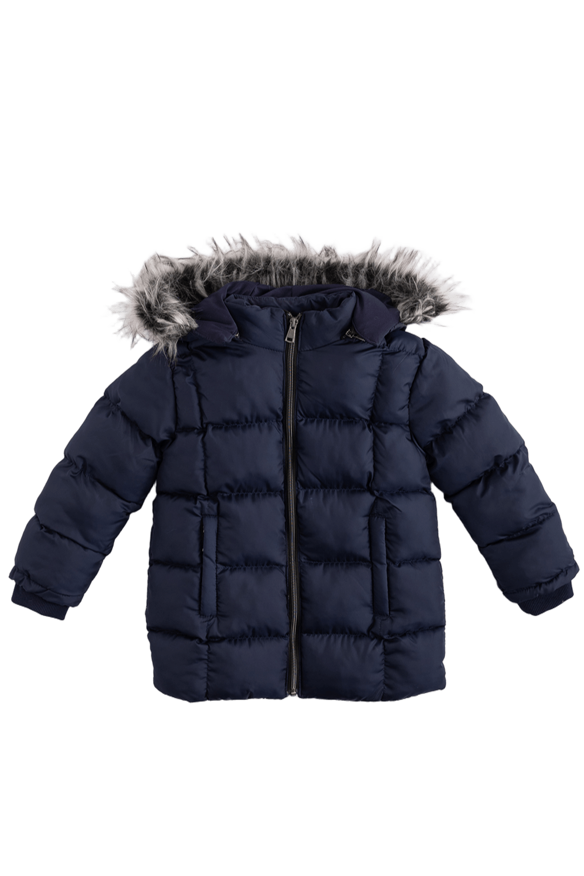 MUDİ LİNE  KIZ KARE DESEN KABAN 1-4 YAŞ