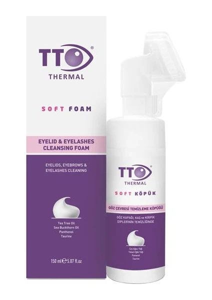 TTO-X SOFT GÖZ TEMİZLEME KÖPÜĞÜ 150 ML
