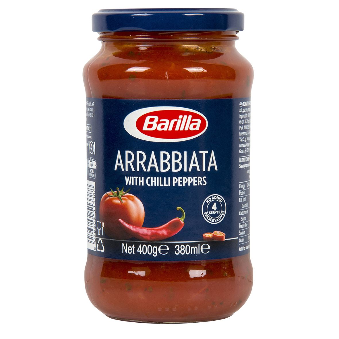 BARILLA ARRABBIATA SOS 400GR