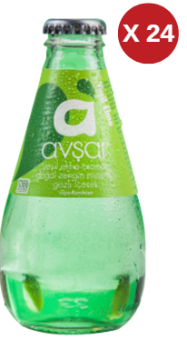 AVŞAR YEŞİL ELMA SODA 24 ADET