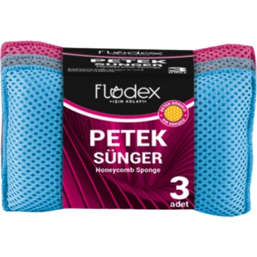 FLODEX 3 LÜ PETEK SÜNGER