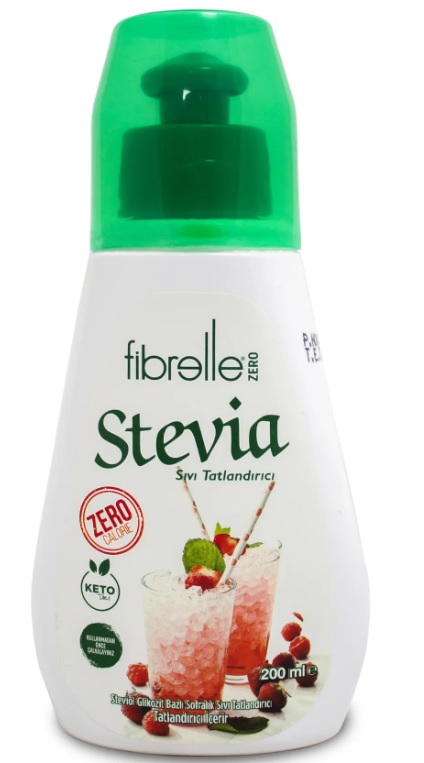 Fibrelle Stevia Sıvı Tatlandırıcı 200 ml ( Stevia 